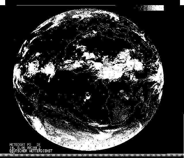  Radio Receiver to display black & white Weather Maps and Pictures sent 